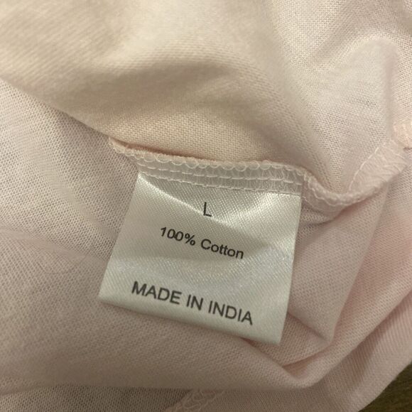 Electric Pink Cowgirl Spell out Crop Tee Size Large new with tags - Picture 6 of 6